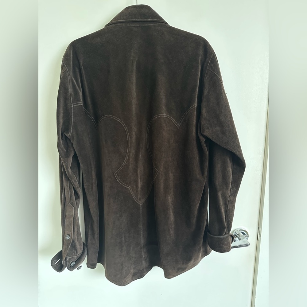 Leather Suede Chrome Hearts Jacket